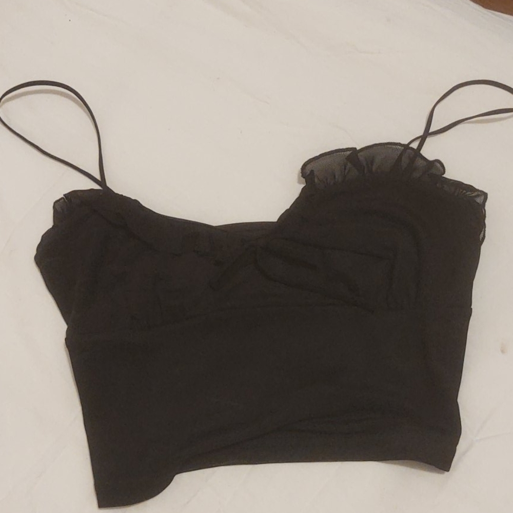 Lacy crop top